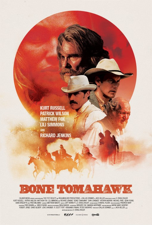 1000 piece jigsaw puzzle for the movie poster: Bone Tomahawk (2015)