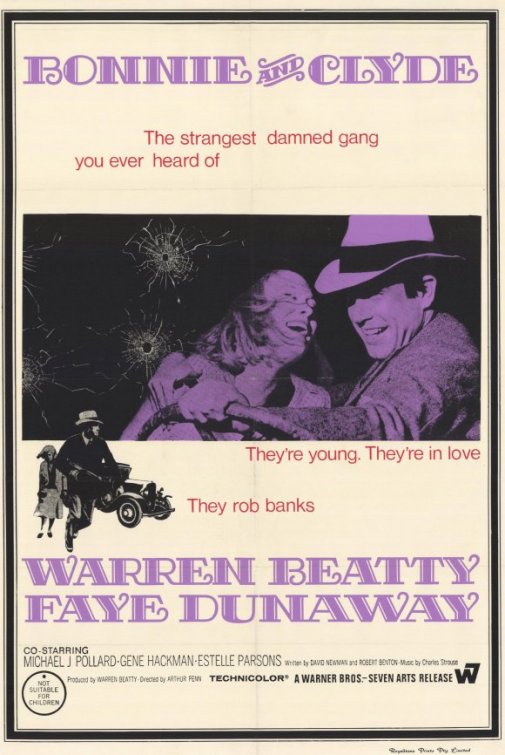 1000 piece jigsaw puzzle for the movie poster: Bonnie and Clyde (1967) ver3