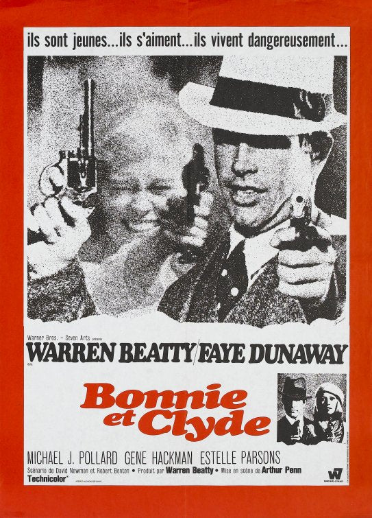 1000 piece jigsaw puzzle for the movie poster: Bonnie and Clyde (1967) ver6