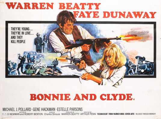 1000 piece jigsaw puzzle for the movie poster: Bonnie and Clyde (1967) ver7