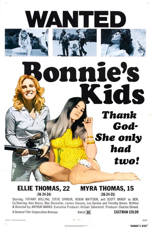 the movie poster: Bonnie's Kids (1973)