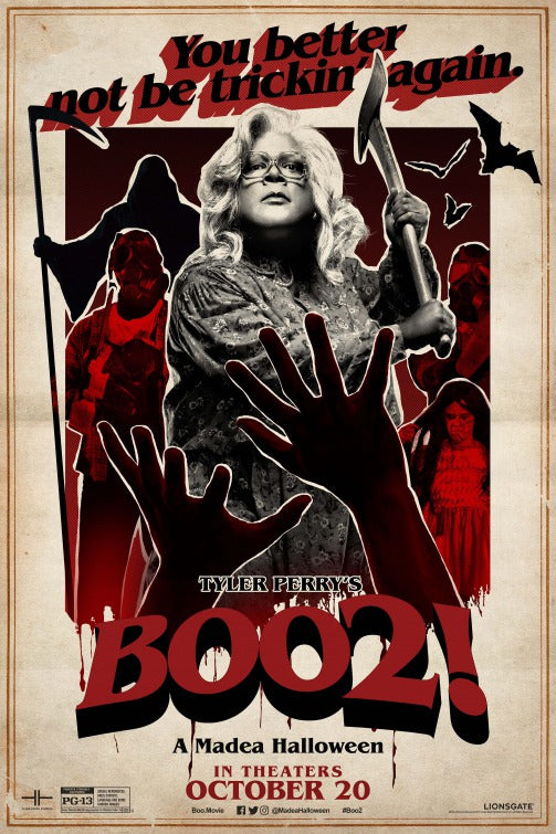 1000 piece jigsaw puzzle for the movie poster: Boo 2! A Madea Halloween (2017) ver4