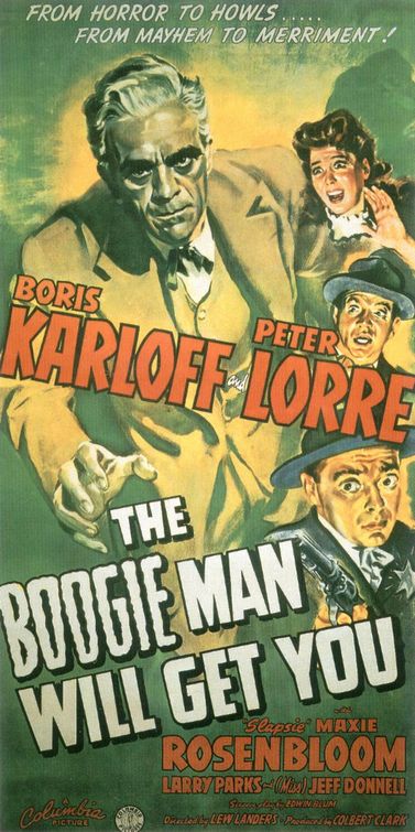 the movie poster: The Boogie Man Will Get You (1942)