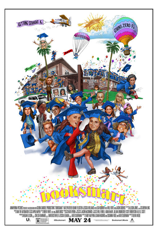 1000 piece jigsaw puzzle for the movie poster: Booksmart (2019) ver2