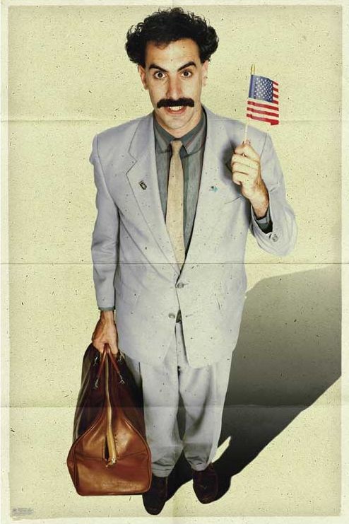 the movie poster: Borat (2006)