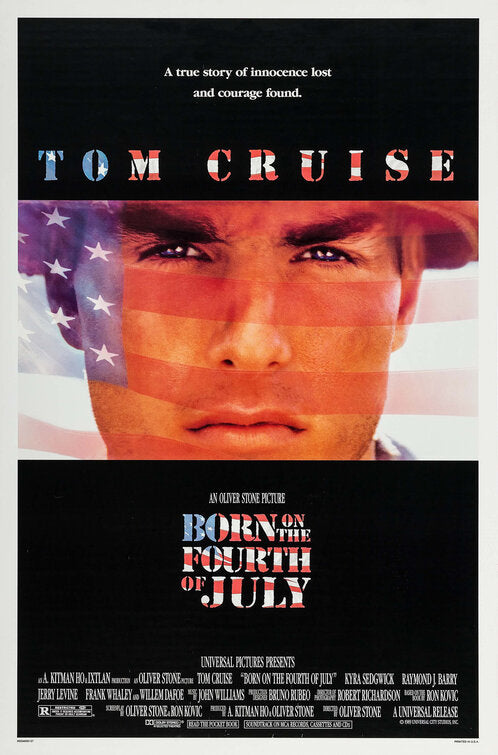 the movie poster: Born on the Fourth of July (1989)
