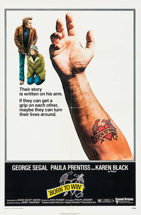 the movie poster: Born to Win (1971)
