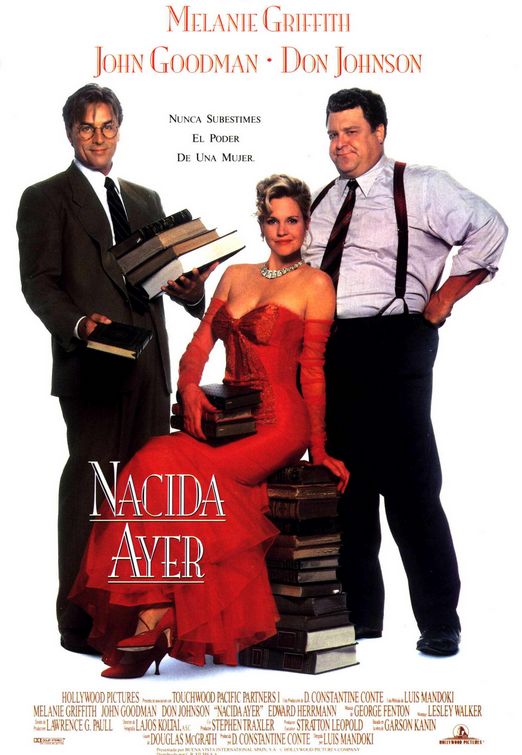 the movie poster: Born Yesterday (1993) ver2