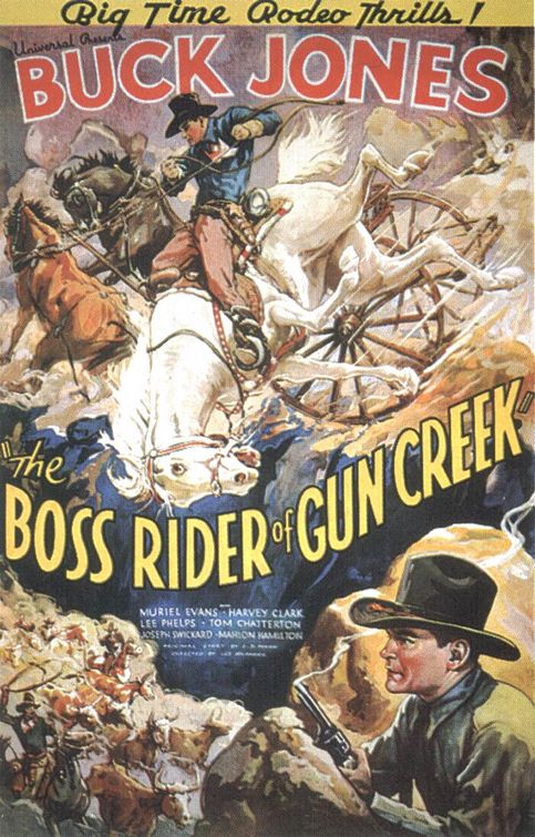 the movie poster: The Boss Rider of Gun Creek (1936)