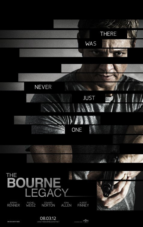 1000 piece jigsaw puzzle for the movie poster: The Bourne Legacy (2012)