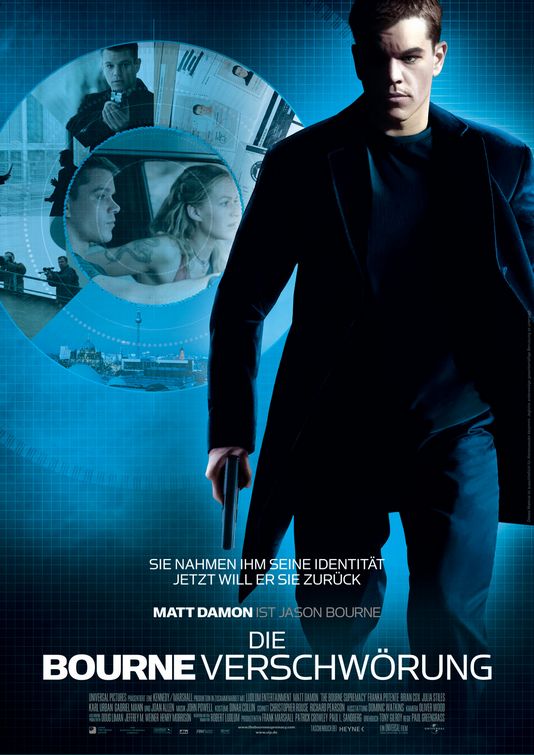 the movie poster: The Bourne Supremacy (2004) ver4