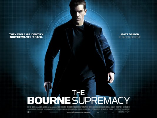 1000 piece jigsaw puzzle for the movie poster: The Bourne Supremacy (2004) ver6