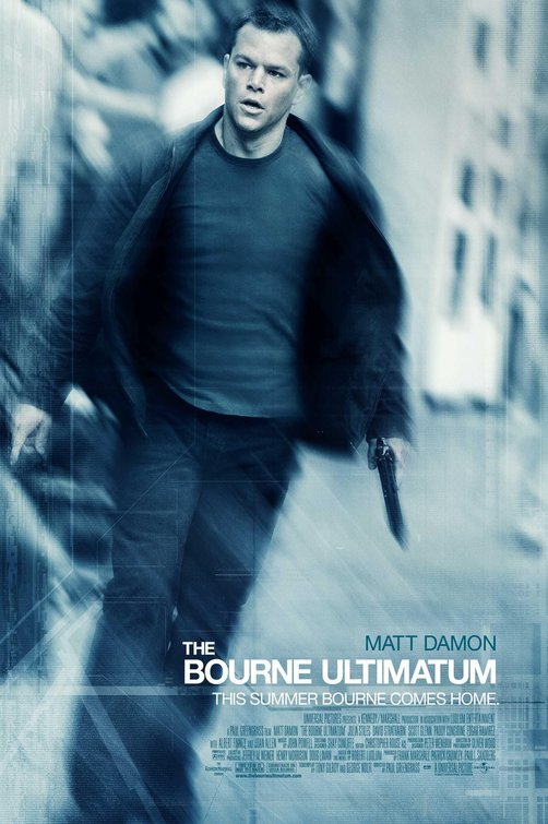 the movie poster: The Bourne Ultimatum (2007) ver4