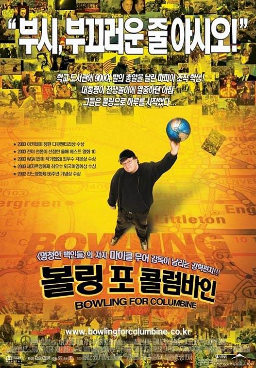 the movie poster: Bowling for Columbine (2002) ver5