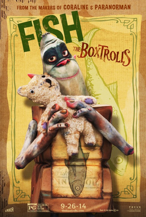1000 piece jigsaw puzzle for the movie poster: The Boxtrolls (2014) ver10