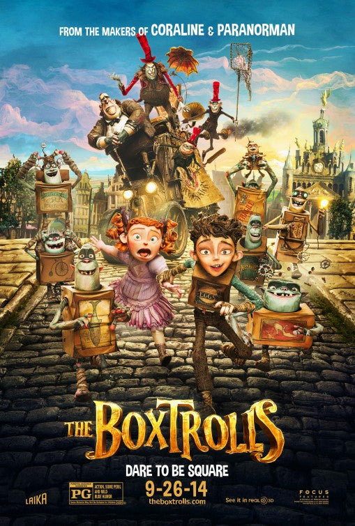 1000 piece jigsaw puzzle for the movie poster: The Boxtrolls (2014) ver13