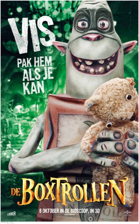 1000 piece jigsaw puzzle for the movie poster: The Boxtrolls (2014) ver3