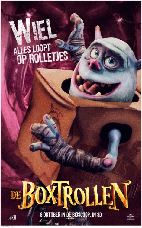 1000 piece jigsaw puzzle for the movie poster: The Boxtrolls (2014) ver6