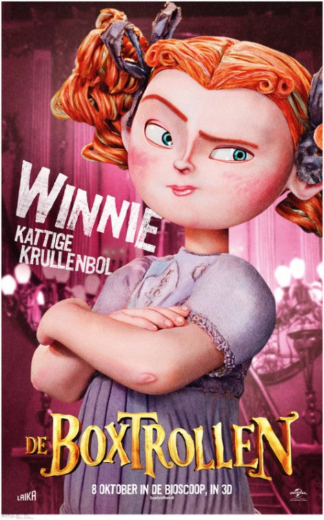 1000 piece jigsaw puzzle for the movie poster: The Boxtrolls (2014) ver7
