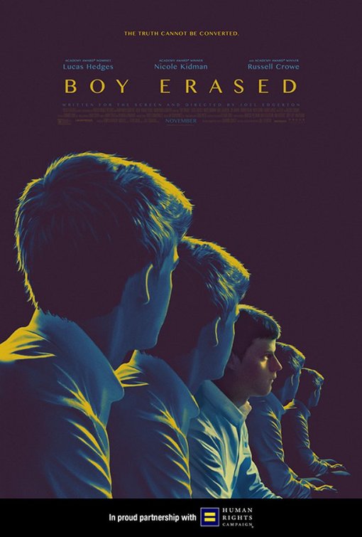 1000 piece jigsaw puzzle for the movie poster: Boy Erased (2018) ver5