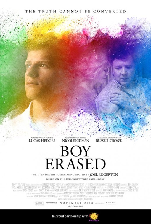 1000 piece jigsaw puzzle for the movie poster: Boy Erased (2018) ver8