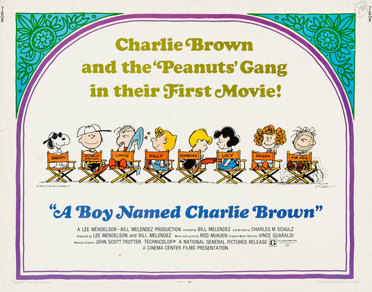 the movie poster: A Boy Named Charlie Brown (1969)
