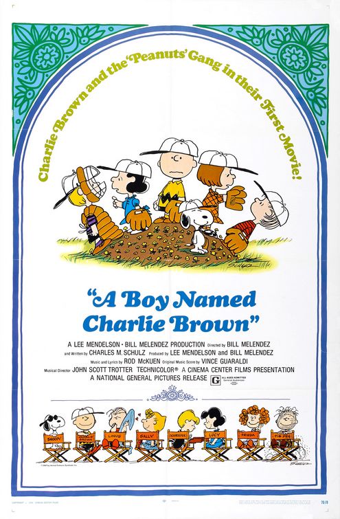 the movie poster: A Boy Named Charlie Brown (1969) ver2