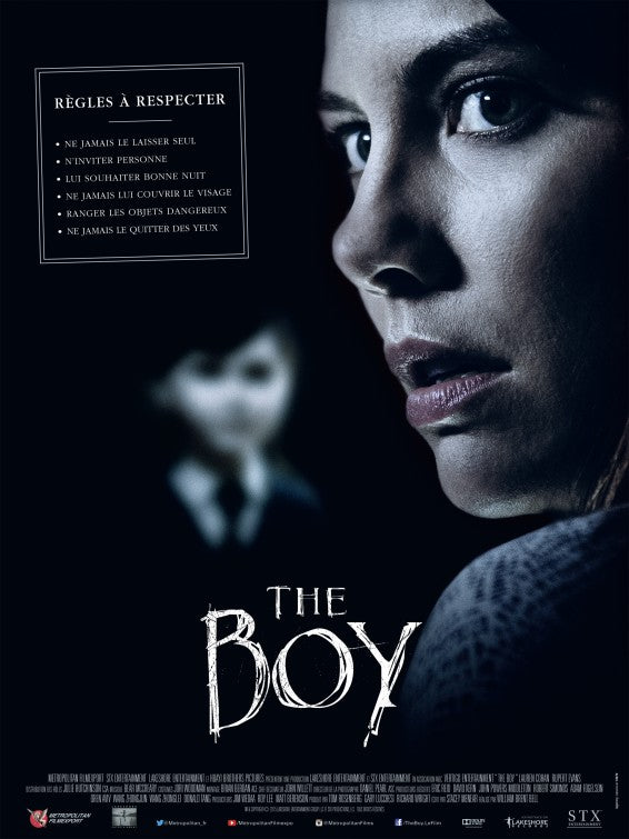1000 piece jigsaw puzzle for the movie poster: The Boy (2016) ver2