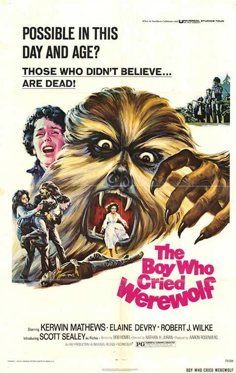 the movie poster: The Boy Who Cried Werewolf (1973)