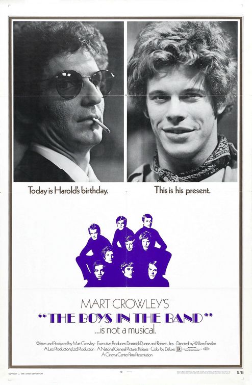 the movie poster: The Boys in the Band (1970)