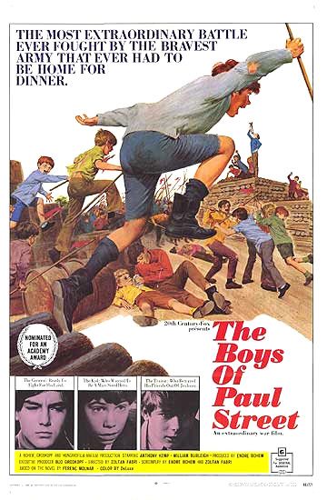 the movie poster: The Boys of Paul Street (1969)