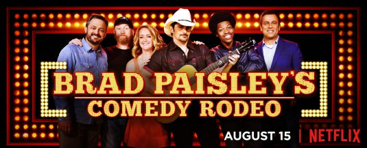 1000 piece jigsaw puzzle for tv poster: Brad Paisley's Comedy Rodeo
