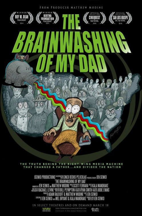 1000 piece jigsaw puzzle for the movie poster: The Brainwashing of My Dad (2016)