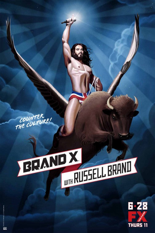 1000 piece jigsaw puzzle for tv poster: Brand X with Russell Brand