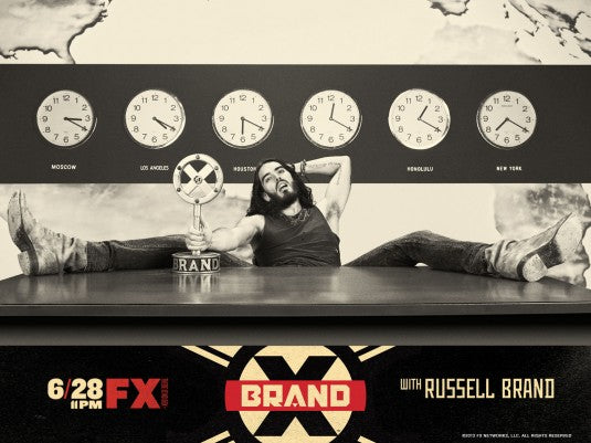 1000 piece jigsaw puzzle for tv poster: Brand X with Russell Brand, ver2