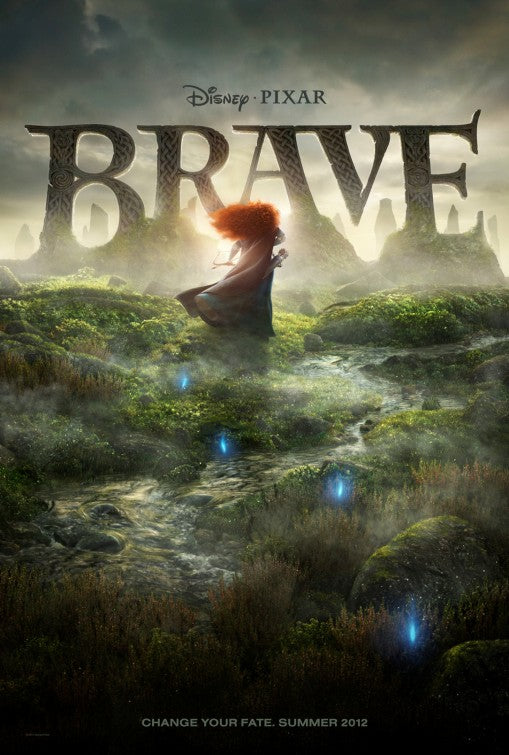 1000 piece jigsaw puzzle for the movie poster: Brave (2012)