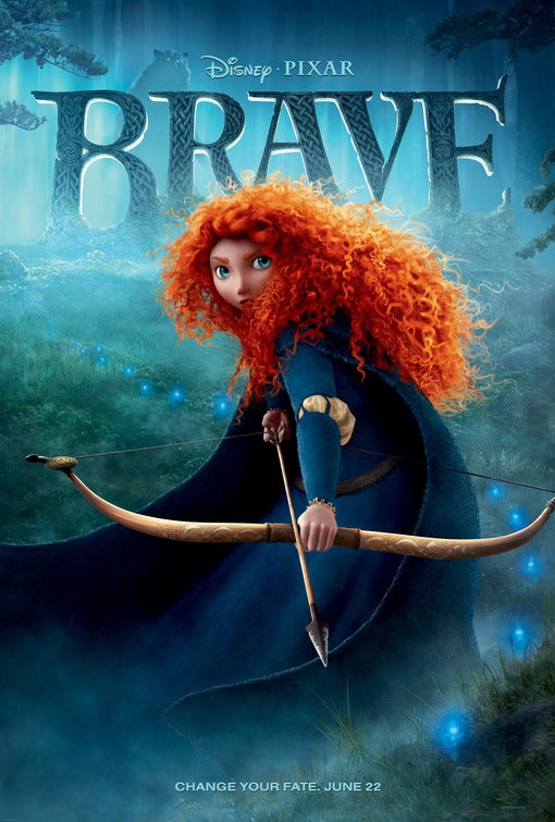 1000 piece jigsaw puzzle for the movie poster: Brave (2012) ver3
