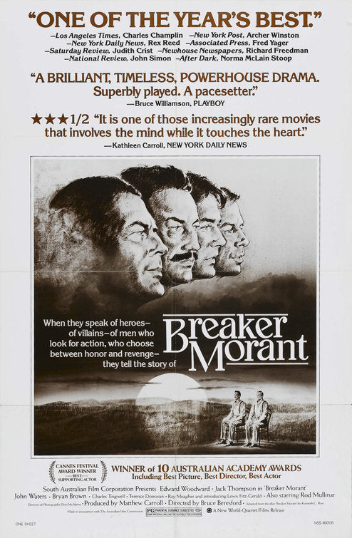 1000 piece jigsaw puzzle for the movie poster: Breaker Morant (1980) ver2