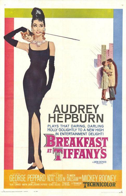 the movie poster: Breakfast at Tiffany's (1961)