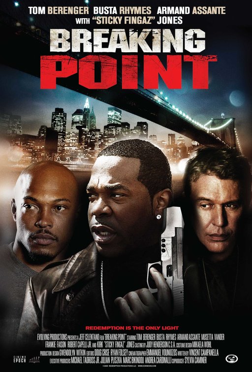 1000 piece jigsaw puzzle for the movie poster: Breaking Point (2009)