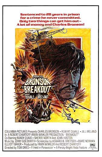 the movie poster: Breakout (1975) ver2