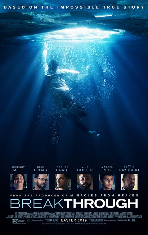1000 piece jigsaw puzzle for the movie poster: Breakthrough (2019)