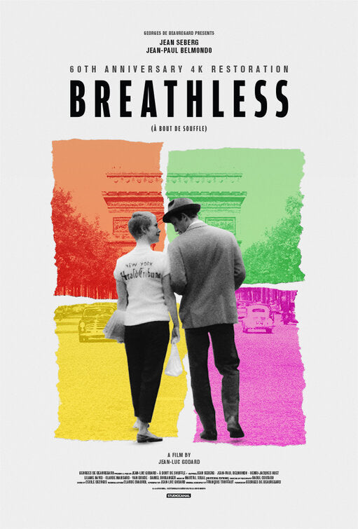 1000 piece jigsaw puzzle for the movie poster: Breathless (1960) ver4