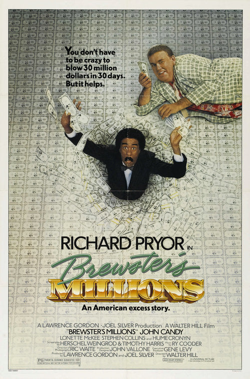 the movie poster: Brewster's Millions (1985)
