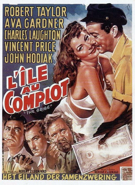 the movie poster: The Bribe (1949) ver3