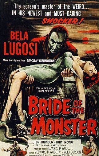 the movie poster: Bride of the Monster (1955)