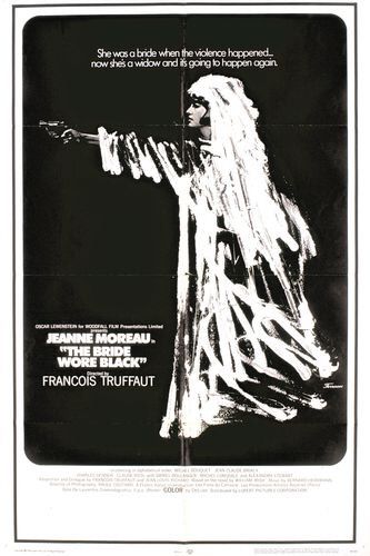 the movie poster: The Bride Wore Black (1968)