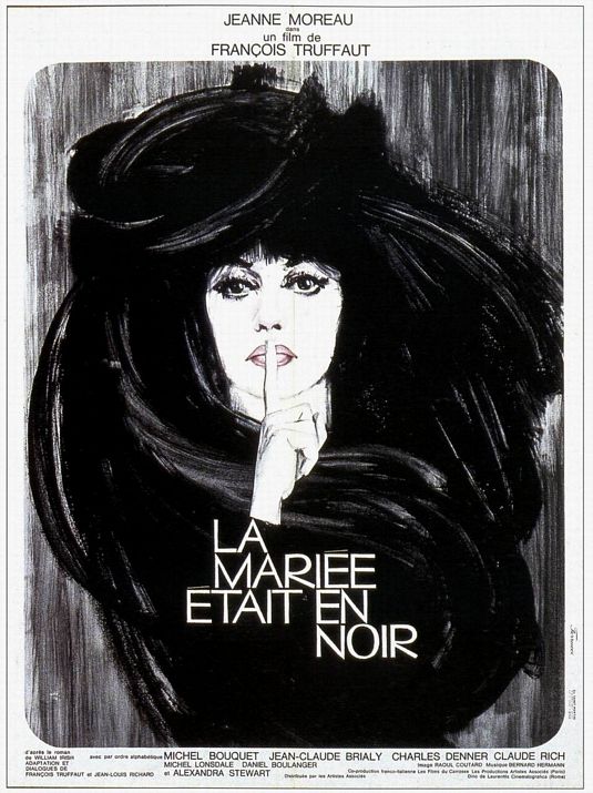 the movie poster: The Bride Wore Black (1968) ver2