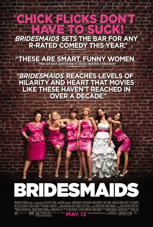 1000 piece jigsaw puzzle for the movie poster: Bridesmaids (2011) ver2