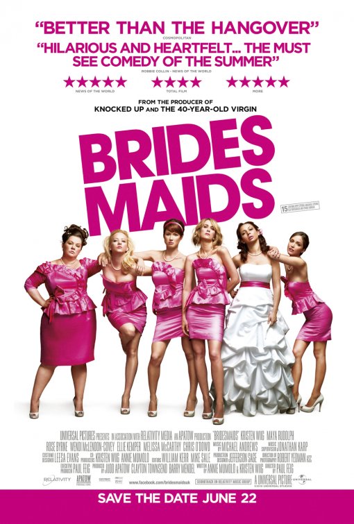 1000 piece jigsaw puzzle for the movie poster: Bridesmaids (2011) ver3
